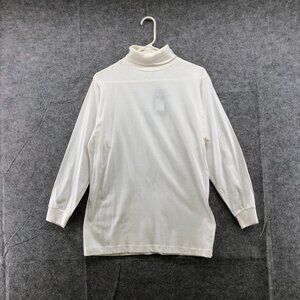 NWT Geographic High Performance Gear Womens White Turtleneck Long Sleeve Shirt L